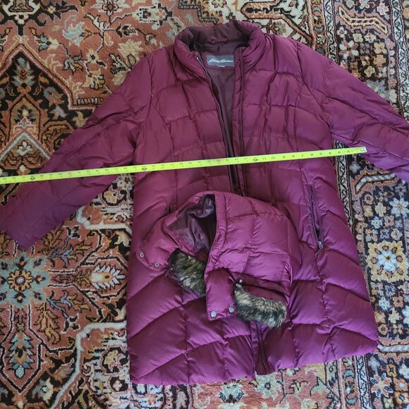 Eddie Bauer Raspberry winter coat - Picture 1 of 7